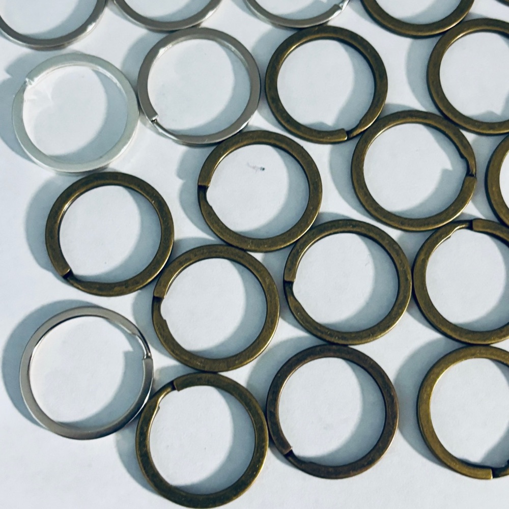 40 Keychain Rings, 20mm Inner Diameter, NWT - Picture 6 of 6